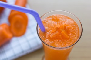 Carrot Melon and Coconut Shake