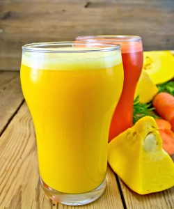 Easy Pumpkin Mango and Pineapple Shake