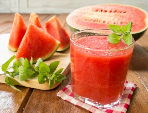 Low Calorie Watermelon Coconut and Hemp Seed Smoothie