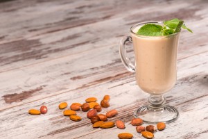 Low Fat Almond Pear and Banana Shake