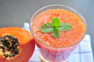 Papaya Guava and Mango Shake
